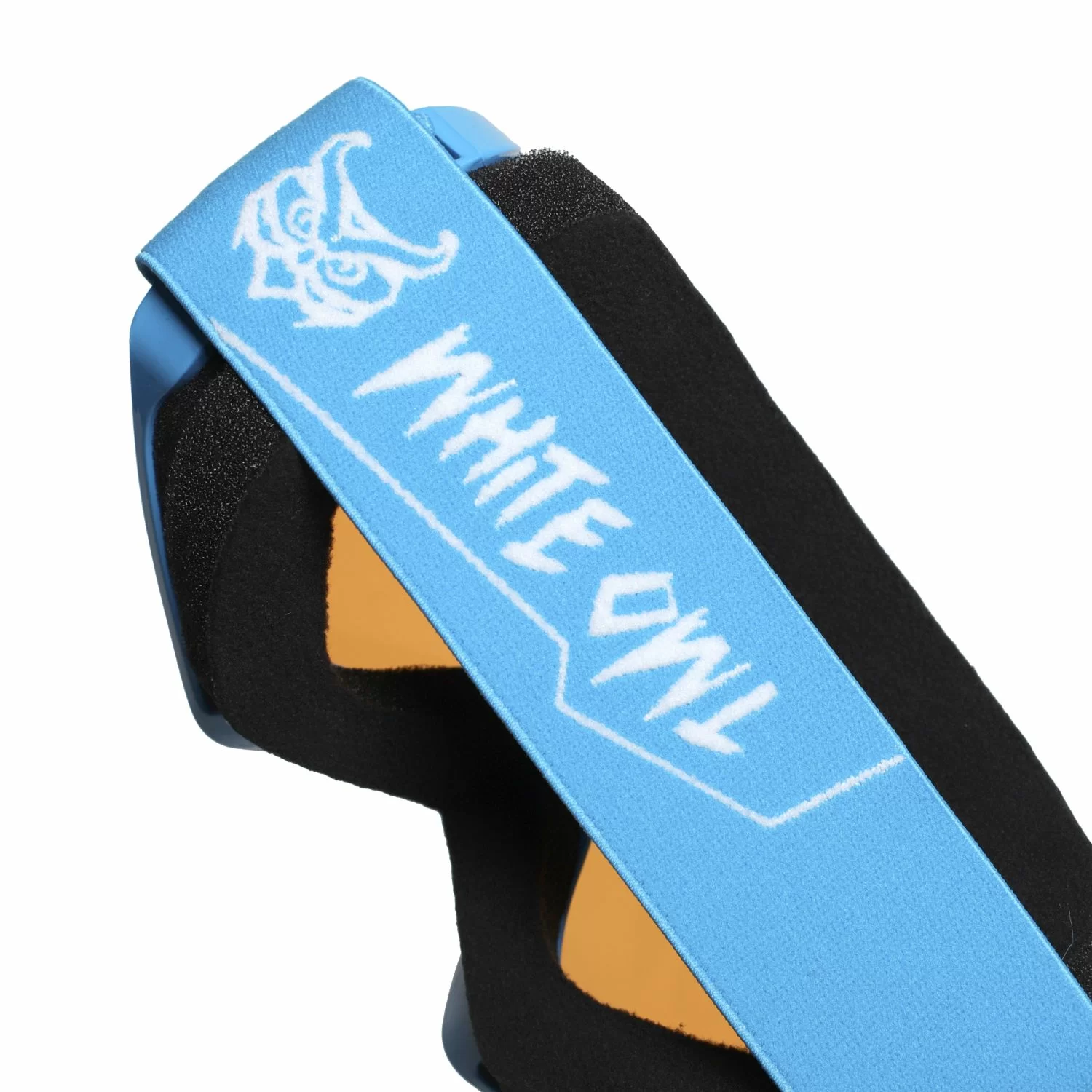 Реальное фото Маска горнолыжная White Owl FA -083 р.М оранжевый с синим W112674 от магазина СпортСЕ