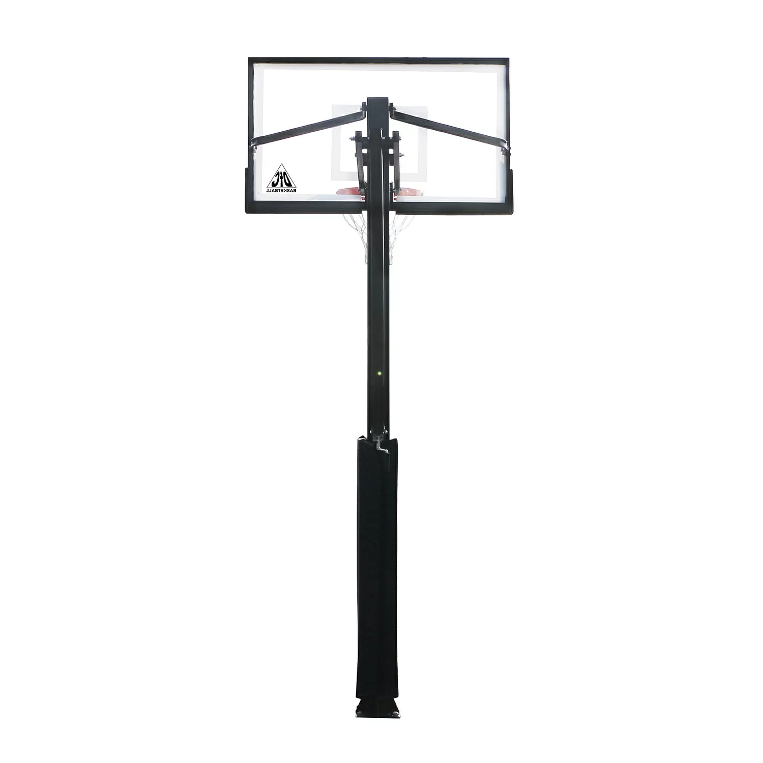 Реальное фото Баскетбольная стационарная стойка DFC ING54U 136х80см (четыре короба) от магазина СпортСЕ