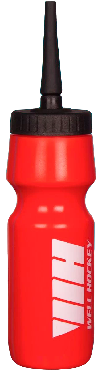 Реальное фото Бутылка для воды Well Hockey с длинным носом 700 мл (Red) 3740 от магазина СпортСЕ