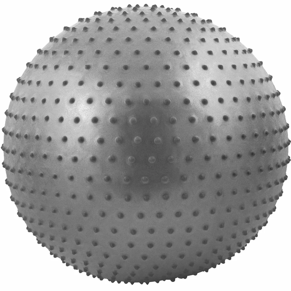 Реальное фото Мяч массажный 65 см FBM-65-7 Anti-Burst серый 10018779 от магазина СпортСЕ