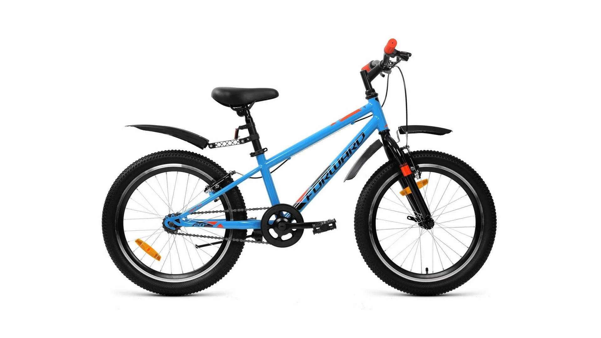 Реальное фото Велосипед Forward Unit 20 1.0 (2020) синий RBKW01N01003 от магазина СпортСЕ