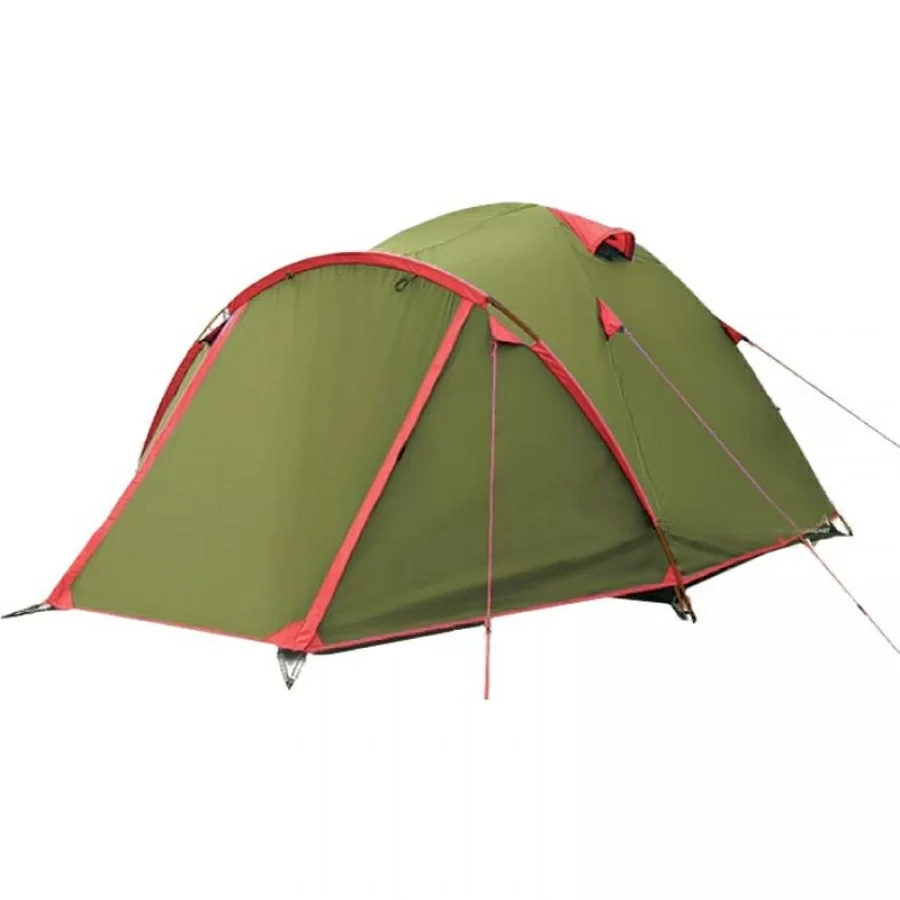 Реальное фото Палатка Tramp Lite Camp 4 зеленый TLT-022.06 от магазина СпортСЕ