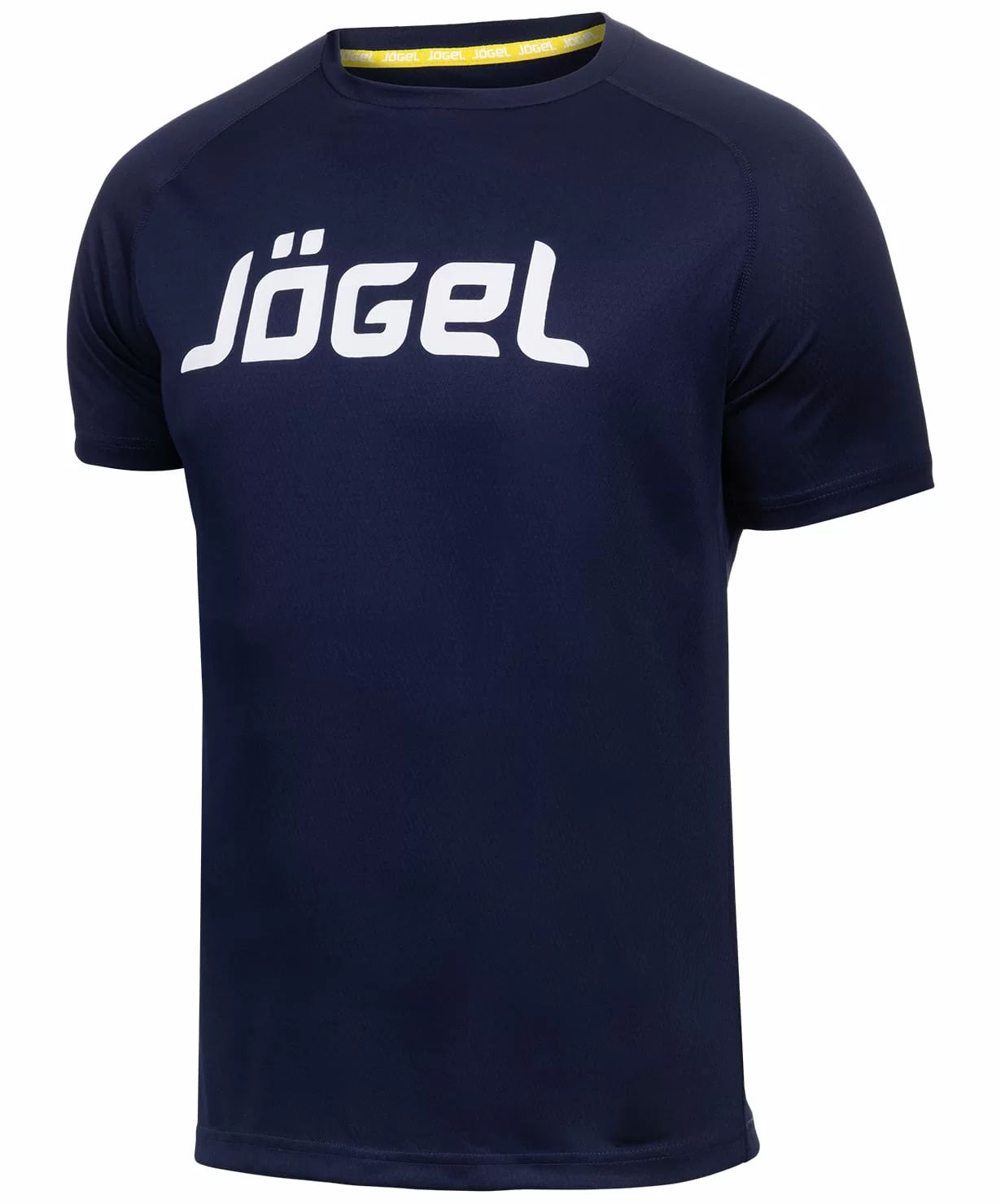Реальное фото Футболка Jogel JTT-1041-097 полиэстер темно-синий/белый 13746 от магазина СпортСЕ
