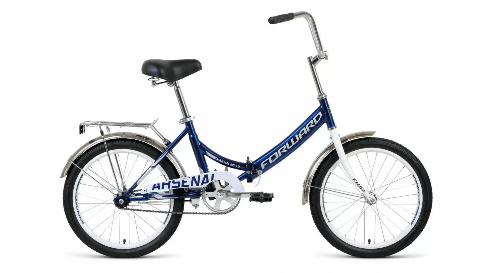 Реальное фото Велосипед Forward Arsenal 20 1.0 скл. (2021) темно-синий/серый RBKW1YF01012 от магазина СпортСЕ