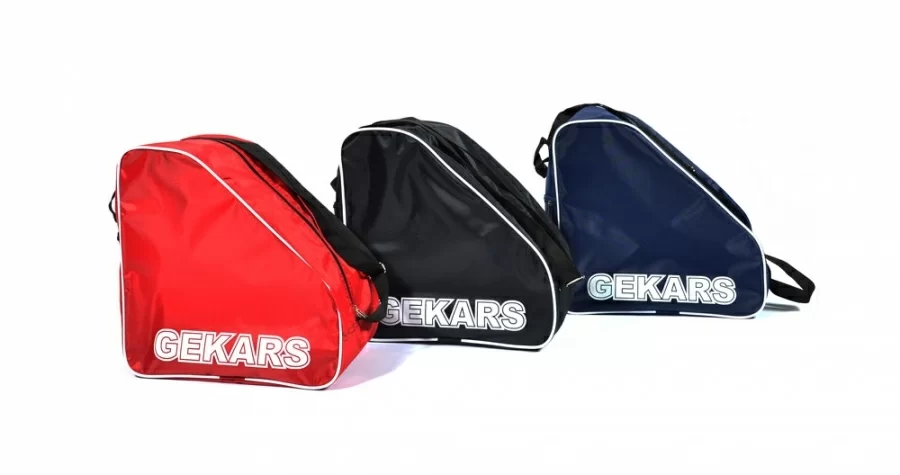 Реальное фото Чехол-сумка для коньков Gekars с карманом от магазина СпортСЕ