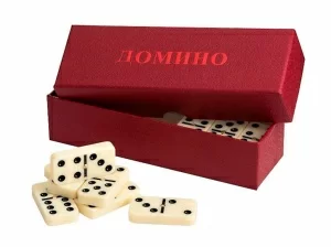 Реальное фото Домино  5010Z в картонной коробке красный 09282 от магазина СпортСЕ