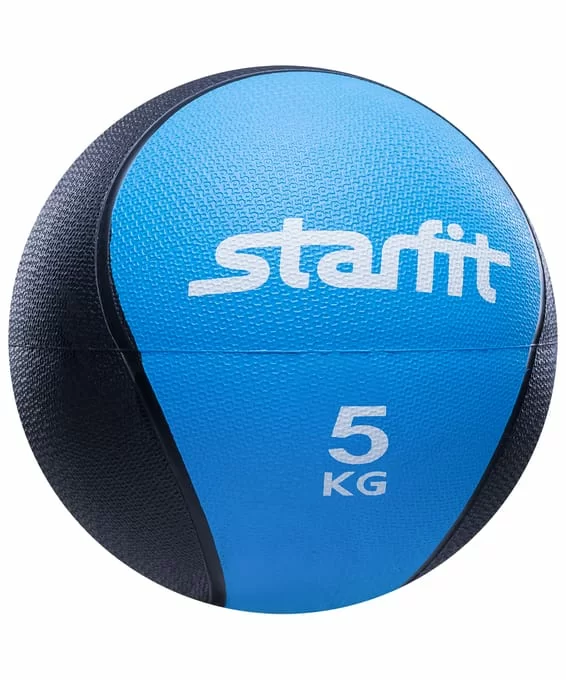 Реальное фото Медбол 5 кг StarFit Pro GB-702 синий УТ-00007303 от магазина СпортСЕ
