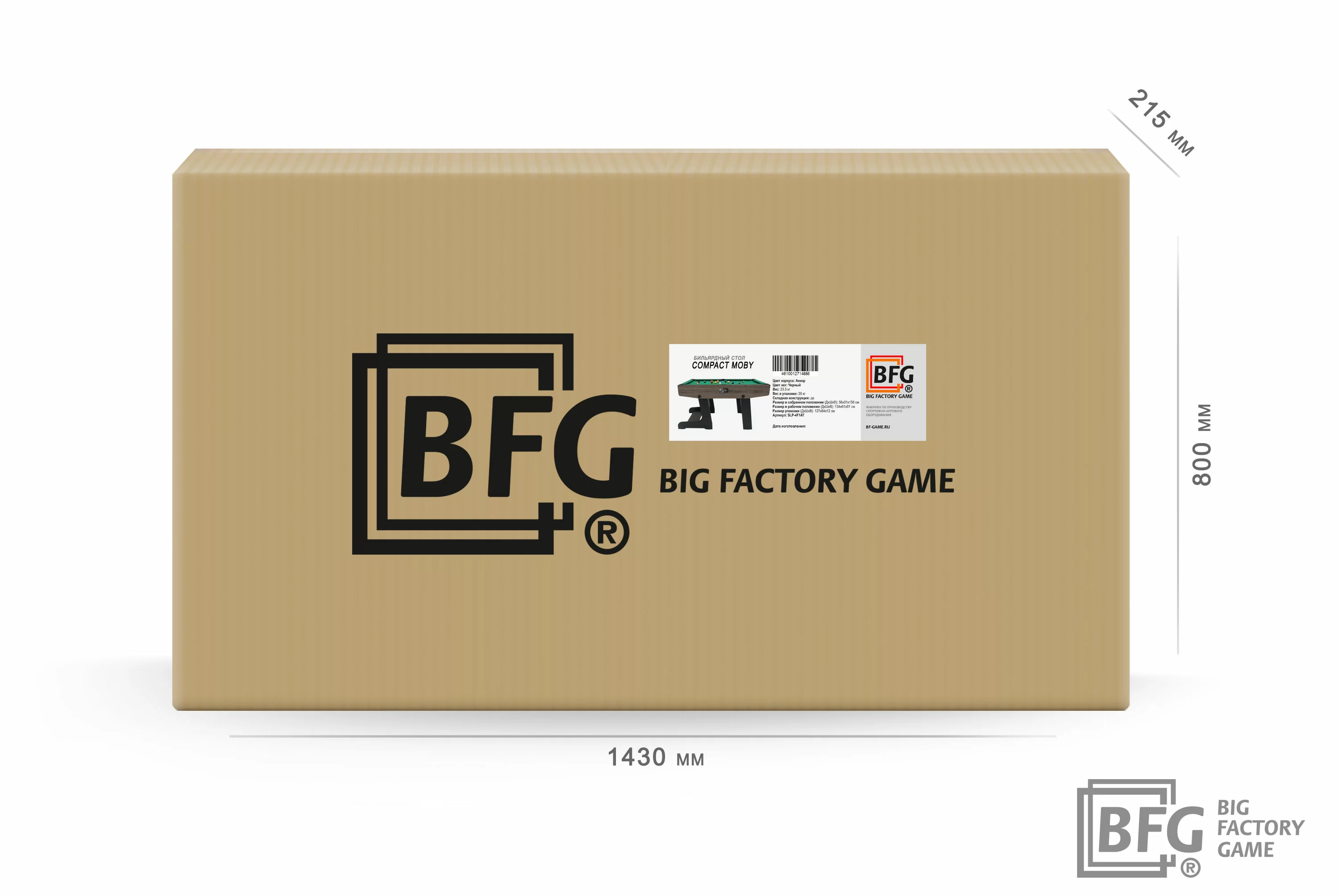 Реальное фото Бильярд BFG Compact Moby 4 (Анкор) (Пул, анкор/черный (ЛДСП), ЛДСП_16, Сукно Euro Pro 30 ш1.98м, Х/б сетка) от магазина СпортСЕ