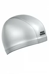 Шапочка для плавания Mad Wave PUT Coated silver M0585 01 0 12W