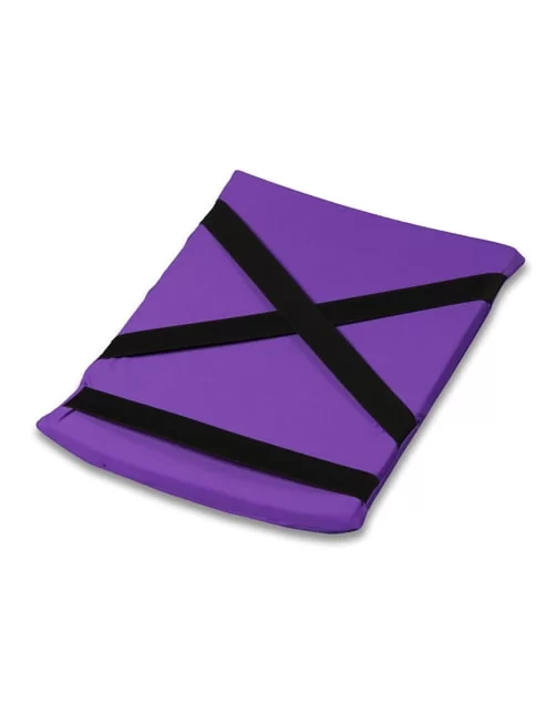 Реальное фото Подушка для кувырков Indigo 38*25см фиолетовый SM-265-1 от магазина СпортСЕ