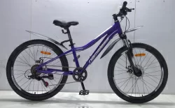 Велосипед 24" Nameless J4200DW, фиолетовый, 12" (2024)