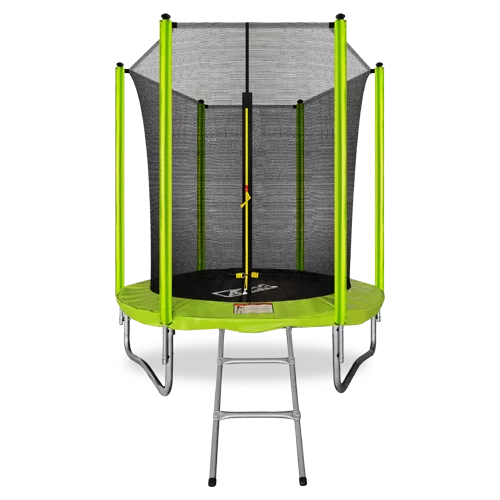 Реальное фото ARLAND Батут  6FT с внутренней страховочной сеткой и лестницей (Light green) (СВЕТЛО-ЗЕЛЕНЫЙ) от магазина СпортСЕ