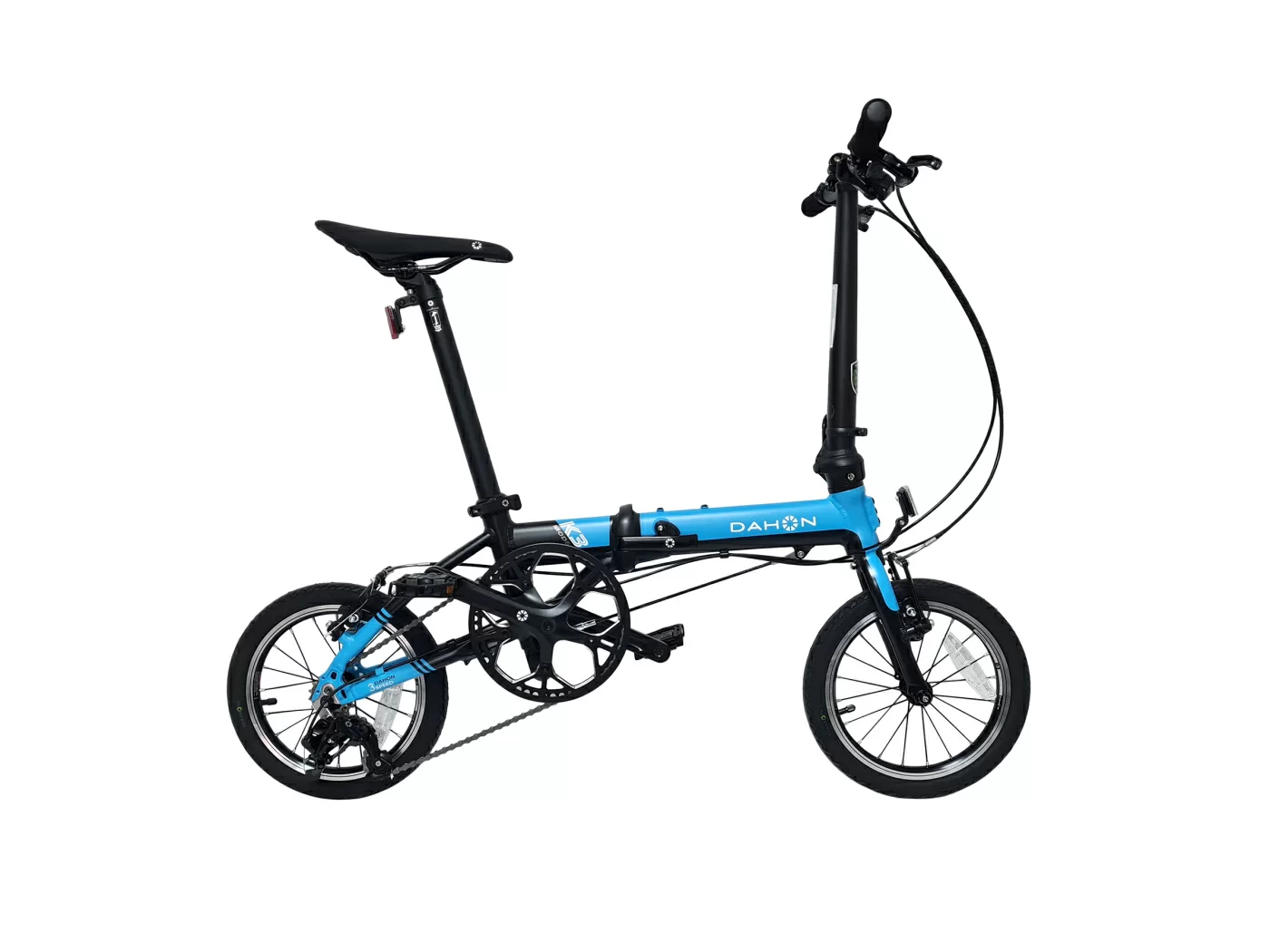 Реальное фото Велосипед DAHON K3 складной, Blue/Black от магазина СпортСЕ