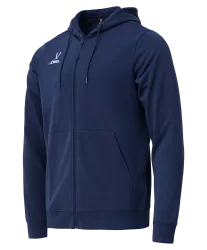 Худи на молнии ESSENTIAL Cotton Zip Hoodie, темно-синий