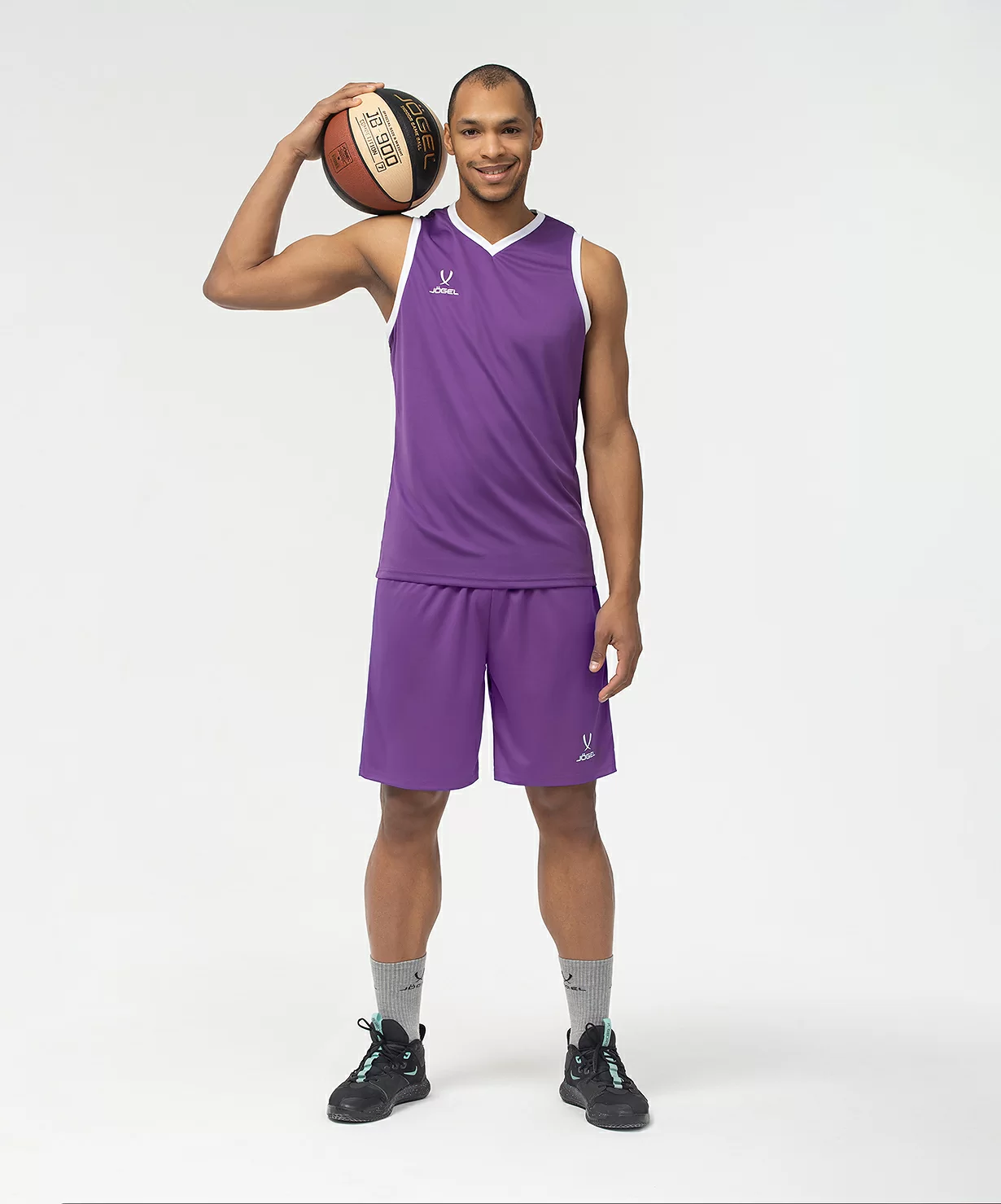 Реальное фото Майка баскетбольная Camp Basic, фиолетовый от магазина СпортСЕ
