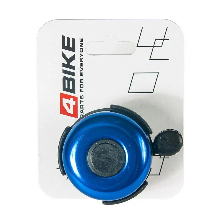 Реальное фото Звонок 4Bike BB3204-Blu латунь d-52мм голубой ARV100025 от магазина СпортСЕ
