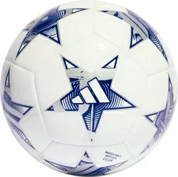 Мяч футбольный Adidas UCL Club IA0945, р.5, ТПУ, 12 пан., маш.сш., бело-голубой