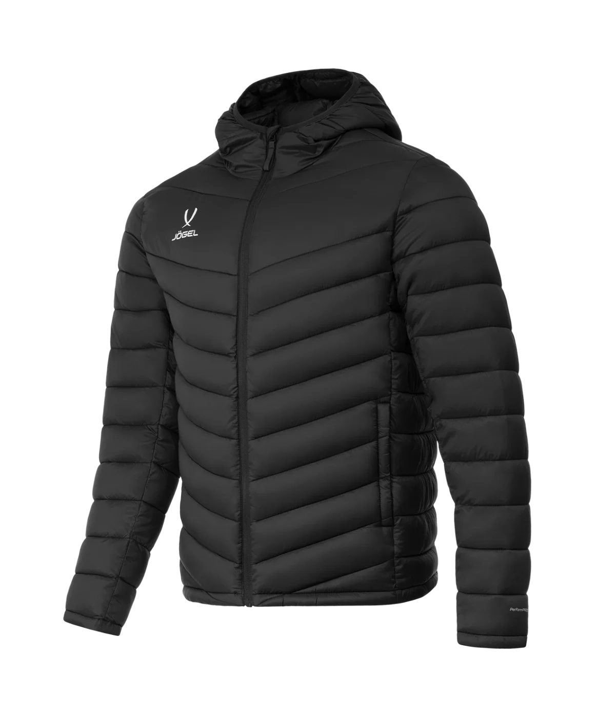 Реальное фото Куртка утепленная ESSENTIAL PerFormPROOF Light Padded Jacket, черный от магазина СпортСЕ