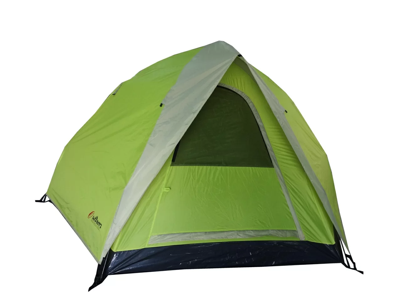 Реальное фото Палатка 63221A Galaxy 5 зеленый и бежевый от магазина СпортСЕ