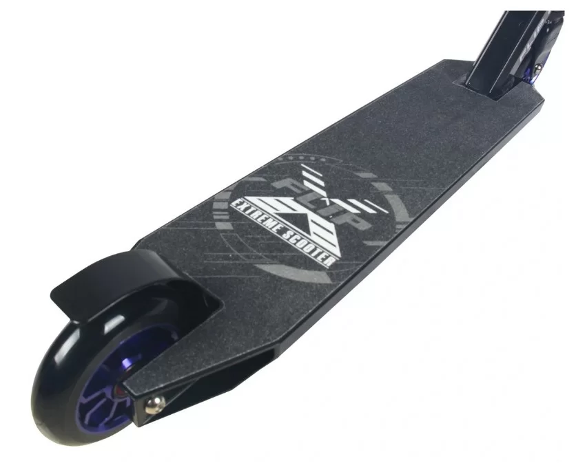 Реальное фото Самокат RGX Flip 2.0 HIC 100мм трюковый black/blue от магазина СпортСЕ