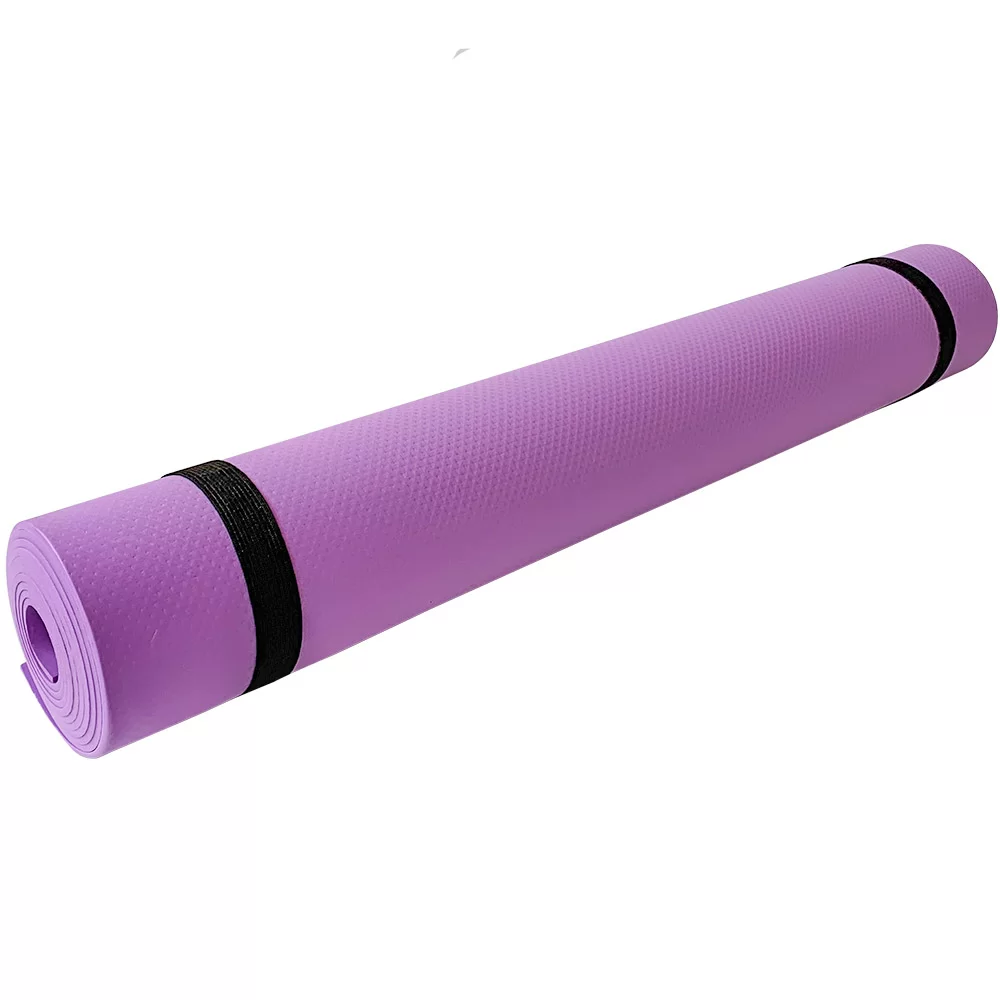 Реальное фото Коврик для йоги B32213 173х61х0,3 см ЭВА фиолетовый 10018935 от магазина СпортСЕ