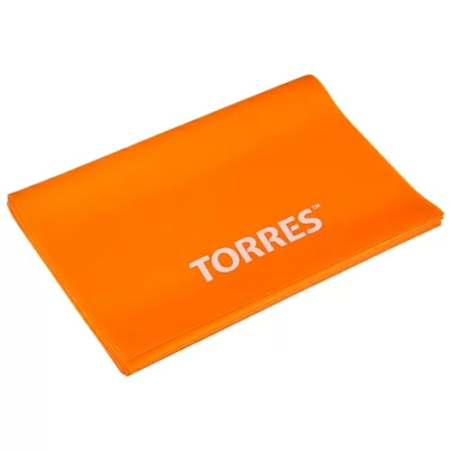 Реальное фото Эспандер лента латексная Torres 120 х 15 см сопротивление 4 кг оранж AL0020/21 от магазина СпортСЕ