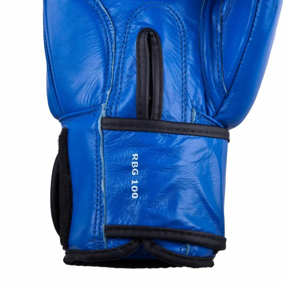 Реальное фото Перчатки боксерские Roomaif RBG-100 Dyex синие от магазина СпортСЕ