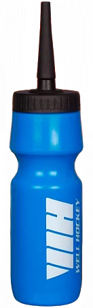 Реальное фото Бутылка для воды Well Hockey с длинным носом 700 мл (Blue) 3739 от магазина СпортСЕ