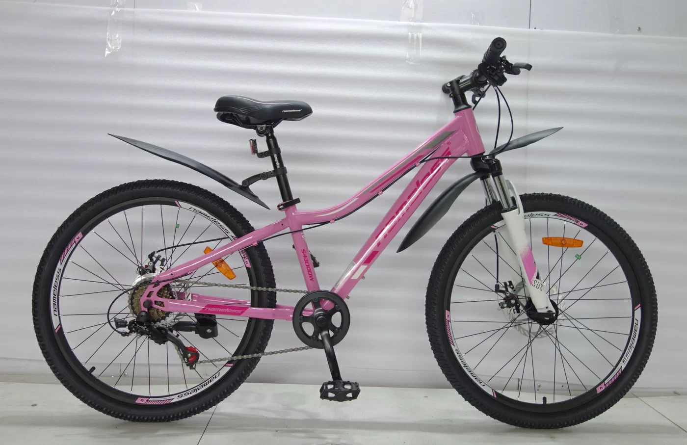 Реальное фото Велосипед 24" Nameless S4300DW, розовый (2024) от магазина СпортСЕ