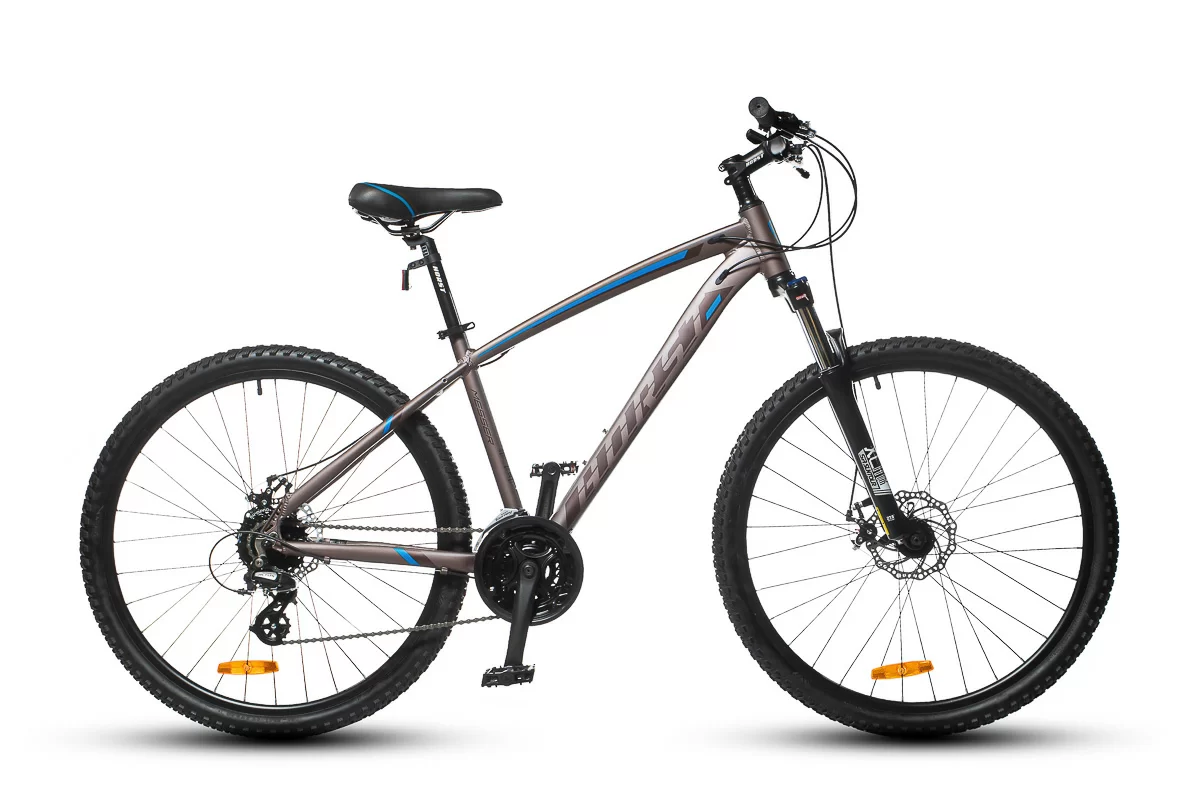 Реальное фото Велосипед Horst Messer коричневый/синий от магазина СпортСЕ