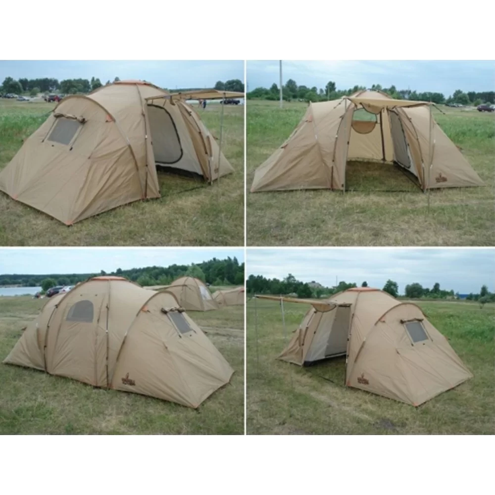 Реальное фото Палатка Totem Hurone 4 (V2) зеленый TTT-025 от магазина СпортСЕ