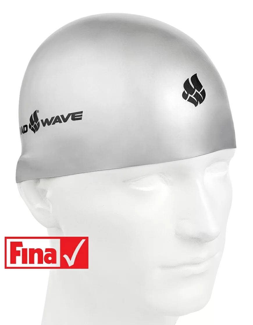 Реальное фото Шапочка для плавания Mad Wave Soft Fina Approved L M0533 01 3 12W от магазина СпортСЕ