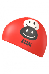 Шапочка для плавания Mad Wave Emoji Junior Red M0573 08 0 05W