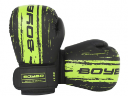 Перчатки боксерские BoyBo Stain флекс зеленый BGS322