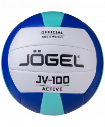 Мяч волейбольный Jögel JV-100 синий/мятный (BC21) УТ-00019884