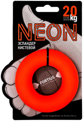 Эспандер кистевой 20кг Fortius Neon оранжевый H180701-20FO
