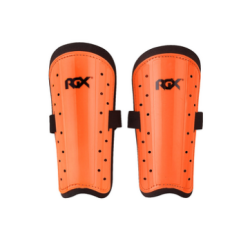Щитки футбольные RGX-8449 неон оранжевый