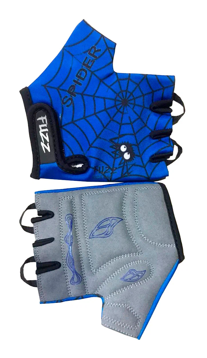 Реальное фото Перчатки Spider детские лайкра сине-черные р.6/M (для 4-6лет) 08-202028 от магазина СпортСЕ