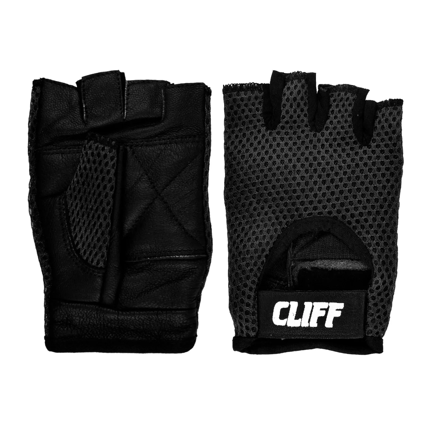 Реальное фото Перчатки Cliff CS-2195 чёрные CS-2195 от магазина СпортСЕ