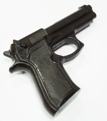 Пистолет тренировочный ПТ-2М мягкий термоэластопласт 320гр. черный 10014311