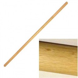 Палка гимнастическая деревянная 120 см 28 мм