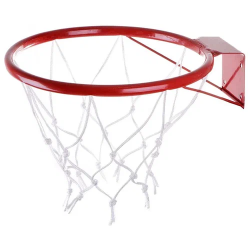 Кольцо баскетбольное №5 без упора с сеткой d=380 мм