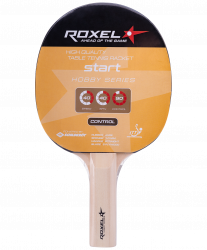 Ракетка для настольного тенниса Roxel Hobby Start прямая УТ-00015353