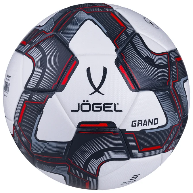 Реальное фото Мяч футбольный Jögel Grand №5 белый (BC20) УТ-00016943 от магазина СпортСЕ