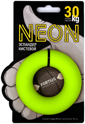 Эспандер кистевой 30кг Fortius Neon желтый H180701-30FY