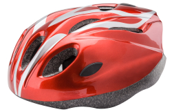 Шлем MV11 (out-mold) серо-красный