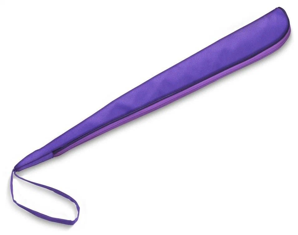 Реальное фото Чехол для ленты с палочкой Indigo 65 см (с карманом) фиолетовый SM-132 от магазина СпортСЕ
