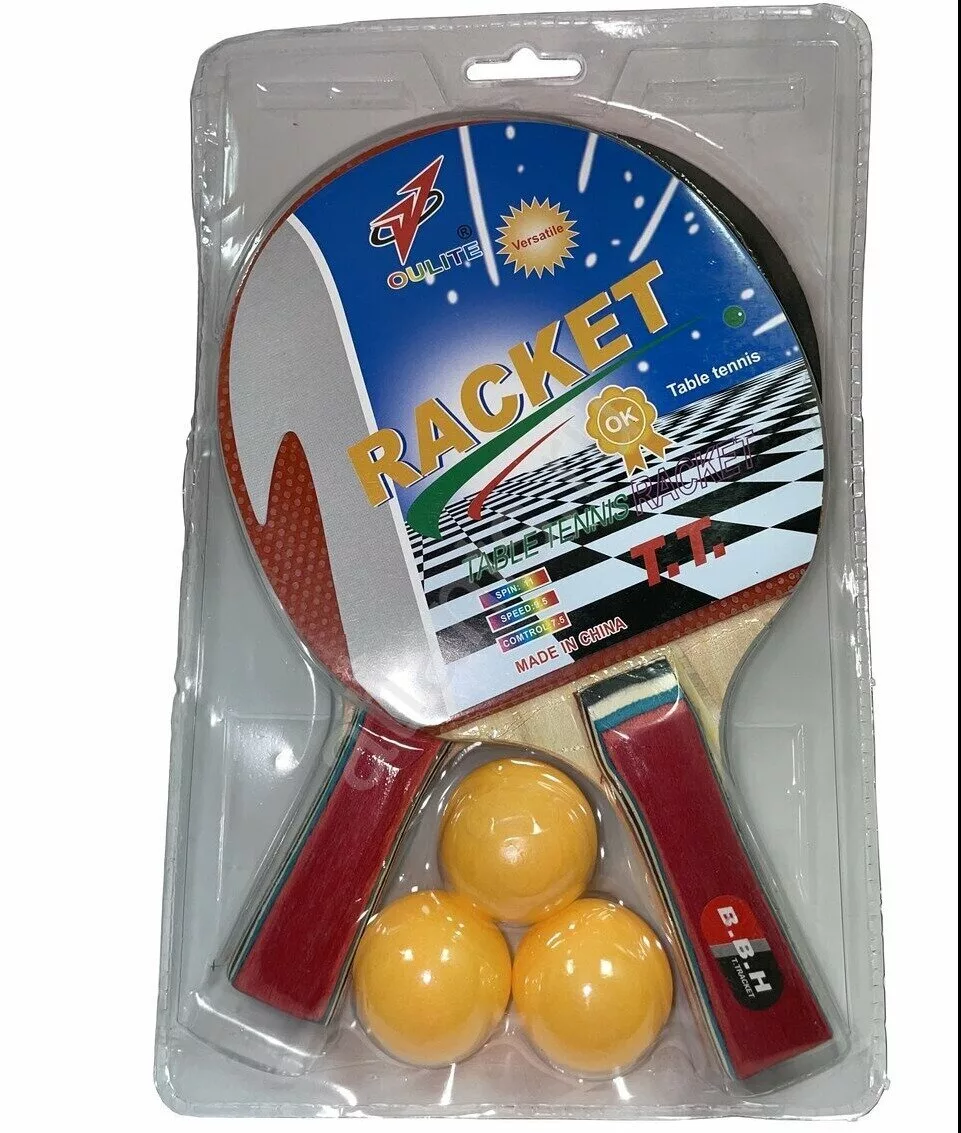 Реальное фото Набор для настольного тенниса YM-1039 (2 ракетки + 3 мячика) от магазина СпортСЕ