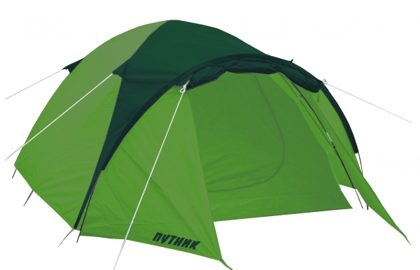 Реальное фото Палатка Уран-3 320*215*130 зеленый-темн. зеленый РТ-211-3 от магазина СпортСЕ