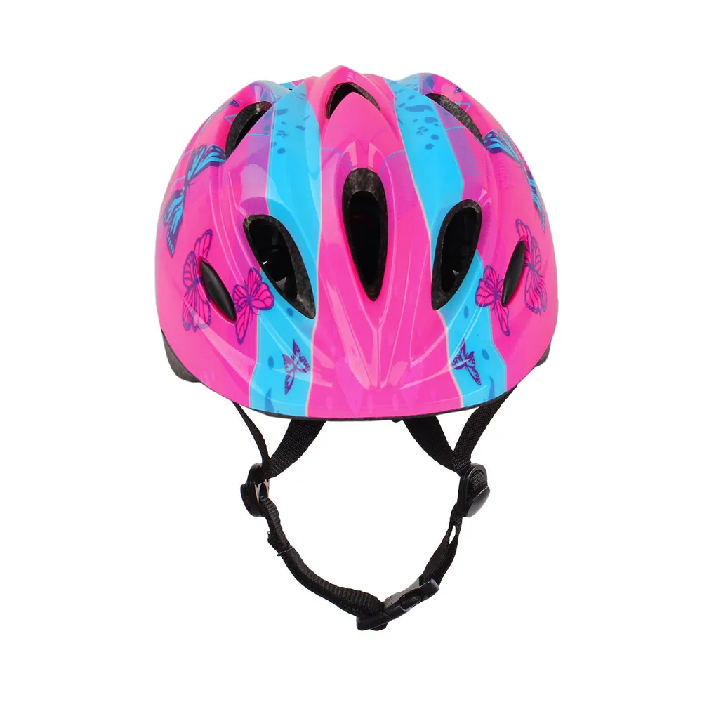 Реальное фото Шлем Butterfly с регулировкой размера (50-57) розовый от магазина СпортСЕ